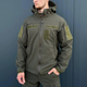 Форма B&L куртка з капюшоном + штани Softshell олива розмір M - зображення 6