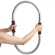 Кольцо для пилатеса изотоническое разъемное PRO-SUPRA PILATES RING R-880 (металл, неопрен, EVA, d-55см, серый) (R-880) - изображение 5