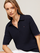 Polo damskie Tommy Hilfiger thww0ww41878dw5 XL Granatowe (8720646847402) - obraz 4