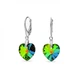 Срібні сережки Spark зі Swarovski Xilion Heart KW620214VM - изображение 1