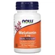 Натуральна домішка NOW melatonin 3mg 60cap - зображення 1