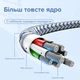 Кабель для заряджання REMAX Jany RC-124а USB 2.0 — Type-C 2.4A Black (1м) - зображення 3
