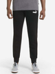 Спортивні штани чоловічі Puma Ess Logo Pants Tr Cl 586716-01 2XL Чорні (4063697302198) - зображення 1