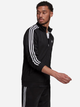 Bluza sportowa męska rozpinana adidas M 3S TT TRIC L Czarna (4064047041675) - obraz 3