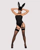 Еротичний ігровий костюм зайчика Obsessive Bunny costume Чорний L/XL (SO7702) - зображення 3