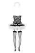 Еротичний ігровий костюм покоївки Obsessive Housemaid Чорний L/XL (SO7279) - зображення 7