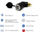 Мотозарядка Cliff Top 36W під штекер DIN Hella зарядка USB+PD з підсвіткою - зображення 2