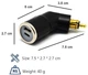 Мотозарядка Cliff Top 36W під штекер DIN Hella зарядка USB+PD з підсвіткою - зображення 3