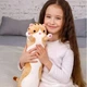 Мягкая игрушка подушка Длинный Кот Батон Плюшевая обнимашка антистресс (50см) Коричневая - изображение 3
