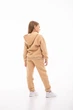 Детский спортивный утепленный костюм Kindamor Warm Autumn Beige для девочки, флис 128 см бежевый - изображение 5