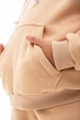 Детский спортивный утепленный костюм Kindamor Warm Autumn Beige для девочки, флис 128 см бежевый - изображение 13