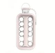 Форма-пляшка для льоду силіконова Ice Cube Tray 8863 17 кульок Pink - зображення 2