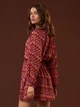 Платье короткое летнее женское Sinsay 3859B-MLC 2XL Красное (5904749909455) - изображение 2