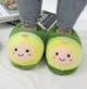 Тапочки кигуруми игрушки Детские для мальчика Kigurumi Авокадо Теплые Тканевые Зеленый 35-41 (Х308845) - изображение 2