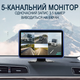 Парковочный комплекс для грузовых автомобилей с круговым обзором Podofo A3696, монитор 10.1" дюймов + 5 камер заднего вида, с видеорегистратором, 1080P - изображение 2
