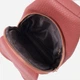 Сумка слинг через плечо женская Vintage leather-22762 Бордовая - изображение 8