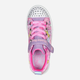 Дитячі з підсвіткою кеди для дівчинки Skechers Twinkle Sparks Unicorn Dreaming 314803L 27.5 Рожеві (196642576000) - зображення 4