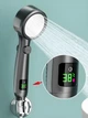 Насадка для душа водосберегающая лейка с LED дисплеем для экономии воды BRS Grey - изображение 2