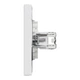Розетка комп'ютерна біла RJ45, 6е UTP, EPH4700121 Schneider Asfora - зображення 3