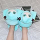 Тапочки кигуруми игрушки для мальчика Детские Kigurumi Тапочки Хацуне Мику Теплые Тканевые Бирюзовые 35-41 - изображение 9