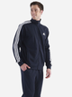 Komplet sportowy męski adidas M 3S FT TT TS IC6765 M Granatowy (4066745495651) - obraz 3