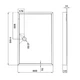 Душевой поддон KAPIELKA ST120x80х14 низкий, прямоугольный, диаметр слива 52 мм Lidz - изображение 2