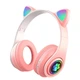 Наушники беспроводные Cat Ear VZV-23M 7695 с кошачьими ушками Розовый - изображение 1