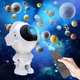 Нічник проектор Astronaut 5818 / зірковий 3D проектор Bluetooth / з пультом - зображення 2