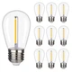 Набор LED ламп Edisons ST45 E27 1W 2200K 10шт в коробке - изображение 1