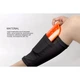 Щитки для голени дышащие с рукавами CZST-236 Size:M, оранжевые - изображение 3