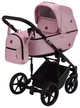 Коляска 2 в 1 Adamex Amelia кожа 100% SM5 розовый - изображение 2