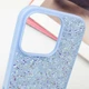 Протиударний TPU чохол Bling World Rock Diamond для Apple iPhone 16 Pro (6.3") Блакитний - зображення 5