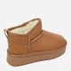 Женские угги низкие кожаные с мехом Allshoes 187713 39 Коричневые (ROZ6501055073) - изображение 4
