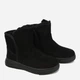 Женские зимние ботинки замшевые высокие Allshoes 189356 36 Черные (ROZ6501055142) - изображение 2