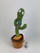 Танцующий кактус USB поющий 120 песен с подсветкой Dancing Cactus TikTok игрушка Повторюшка кактус зеленый - изображение 6