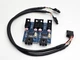 Адаптер Розширювач портів з 1x 9-контактний USB 2.0 на 4x 9-контактний USB 2.0 Синій - зображення 1