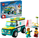 Конструктор Лего Сіті Швидка допомога та сноубордист Lego City 60403 - зображення 1