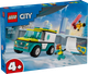 Конструктор Лего Сіті Швидка допомога та сноубордист Lego City 60403 - зображення 2