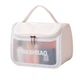 Водонепроницаемая белая косметичка Washbag, органайзер для косметики 22*16*12,5 см - изображение 1