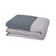 Покривало ArCloud — ZigZag Porpoise/Steel Gray стьобане двостороннє 200*220 євро - зображення 2
