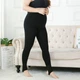 Колготки большого размера с утеплением 200 грамм черные One Size - изображение 3