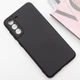 Чохол TPU GETMAN Liquid Silk Full Camera для Samsung Galaxy S21 FE Чорний / Black - зображення 2