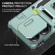 Ударопрочный чехол Camshield Army Ring для Xiaomi Redmi 13C / Poco C65 Зеленый / Light Green Без бренда - изображение 5