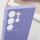Чехол TPU GETMAN Liquid Silk Full Camera для Samsung Galaxy S23 Ultra Сиреневый / Dasheen - изображение 4