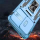 Ударопрочный чехол Camshield Army Ring для Samsung Galaxy A35 / A55 Голубой / Light Blue Без бренда - изображение 7