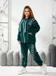 Теплий спортивний костюм SUCCESS Код ВІРМ-888 зелений 56-58 - зображення 7