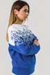 Жіночий новорічний світшот сніжинка XXL | 52-54 UKRS-8837 UkrGlamour - изображение 2
