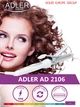 Плойка Adler AD 2106, 40 Вт, 25 мм, для великих локонів, керамічне покриття - изображение 4