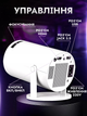 Портативний міні проектор SMART 4K Projector Ultra HD до 30 дюймів, HDMI-сумісний, повна підтримка та iOS , Bluetooth 5.0, Wi-Fi 6, мультимедійний домашній кінотеатр - зображення 3