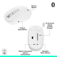 Мышь Logitech M196 Wireless Offwhite (910-007460) - изображение 7